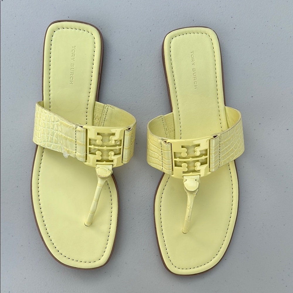 Tory Burch Georgia Croc Sandal